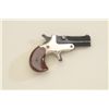 Image 1 : German-made diminutive copy of a spur trigger  single shot derringer, .22LR cal., blue and  nickel f