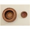 Image 1 : Two needle and raffia baskets.   Est.:   $150-$300.