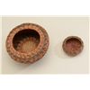 Image 2 : Two needle and raffia baskets.   Est.:   $150-$300.
