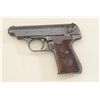 Image 1 : J.P. Sauer .32 cal., semi-auto DA pistol,  late war production showing Waffen proof and  #37 on left