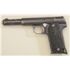 Image 1 : Astra Model 1921 9mm semi-auto pistol showing  crown proof on forward portion of barrel,  possibly S