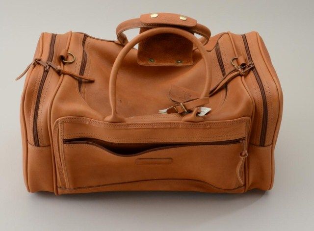 orvis leather bag