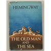 Image 1 : 1953 Edition of Ernest Hemingway’s “Old Man  and the Sea” published by Scribner’s Sons;  dust jacket