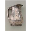 Image 1 : Reed and Barton silver soldered, pitcher,  inscribed as WWII-Cruise memento showing U.S.  Navy Seabe