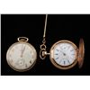 Image 1 : Lot of 2 pocket watches running at time of  cataloging; not certified; Seth Thomas in  hunting case,