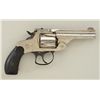 Image 1 : Smith & Wesson .38 DA 4th Model revolver, .38  cal., 3-1/4” barrel, nickel finish,  checkered black 
