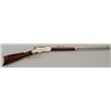 Image 1 : Rare factory nickel plated Model 1873  Winchester lever action rifle in .22 short  cal., #200200B wi