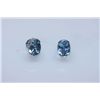 Image 1 : 15.55 CTW BLUE TOPAZ EARRING .925 STERLING SILVER