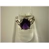 Image 1 : 24.25 CTW AMETHYST RING .925 STERLING SILVER