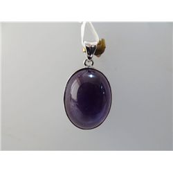 27.75 CTW AMETHYST PENDANT .925 STERLING SILVER