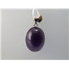 Image 1 : 27.75 CTW AMETHYST PENDANT .925 STERLING SILVER