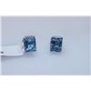 Image 1 : 17.70 CTW BLUE TOPAZ EARRING .925 STERLING SILVER