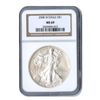 Image 1 : Burnished 2008-W Silver Eagle MS69 NGC