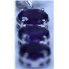 Image 1 : 17.50 CTW AMETHEYST PENDANT .925 STERLING SILVER