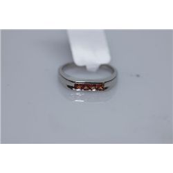 13.75 CTW YELLOW SAPPHIRE RING .925 STERLING SILVER