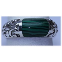 18.45 CTW SEMIPRECIOUS RING .925 STERLING SILVER