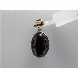 7.25 CTW GARNET PENDANT .925 STERLING SILVER