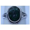 Image 1 : 23.40 CTW EMERALD  RING .925 STERLING SILVER