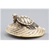 Image 4 : An ivory netsuke of a Minogame tortoise.