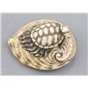 Image 8 : An ivory netsuke of a Minogame tortoise.
