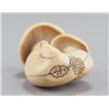 Image 6 : An ivory netsuke of shitake mushrooms.