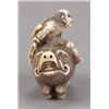 Image 4 : An ivory netsuke of Nitta no Shiro killing the boa