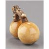 Image 3 : An ivory netsuke in the form of loquats.