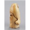 Image 4 : An ivory netsuke of Daruma.