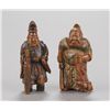 Image 1 : A group of two painted wood netsuke.