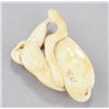 Image 2 : An ivory netsuke of a bean cluster.