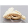Image 4 : An ivory netsuke of a bean cluster.