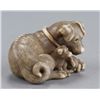 Image 2 : An ivory netsuke of a bitch and pup.