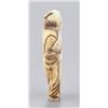 Image 2 : An ivory netsuke of a dancer.