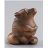 Image 5 : A wood netsuke of Tanuki.