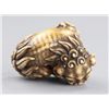 Image 8 : An ivory netsuke of a Shishi.