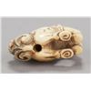 Image 5 : An ivory netsuke of a single-horned Kirin.