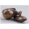 Image 2 : A wood netsuke of two fish.