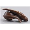 Image 8 : A wood netsuke of two fish.