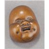 Image 5 : A group of two carved wood netsuke.