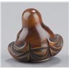 Image 3 : A wood netsuke of Daruma.