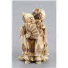 Image 7 : An ivory netsuke of two dancers.