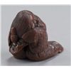 Image 2 : A wood shunga netsuke of Okama.