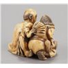 Image 9 : A group of two ivory netsuke.