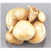 Image 3 : An ivory netsuke of a shell cluster.
