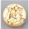 Image 1 : An ivory manju of sarumawashi.