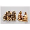 Image 1 : A group of two ivory netsuke.