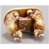 Image 8 : A group of two ivory netsuke.