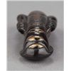 Image 4 : A lacquered wood and pottery netsuke of a lobster.