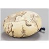 Image 2 : An ivory manju of a tiger on a rock.