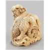 Image 4 : An ivory netsuke of Busho slaying the tiger.